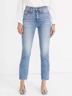 Madewell The Perfect Vintage Jean in Ainsworth Wash Size 29 High Waist Preppy